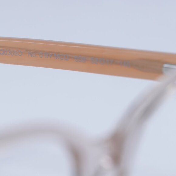 🕶️ New Alexander McQueen MQ0308O 008 Eyeglasses - Pink Frame 52mm - Picture 6 of 9